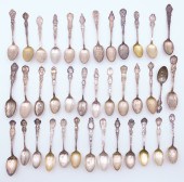 Tray 38pc Ornate Antique Sterl