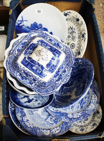 Tray comprising Copeland Cauldon