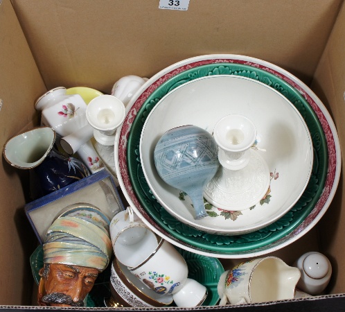 Tray comprising Large Wedgwood