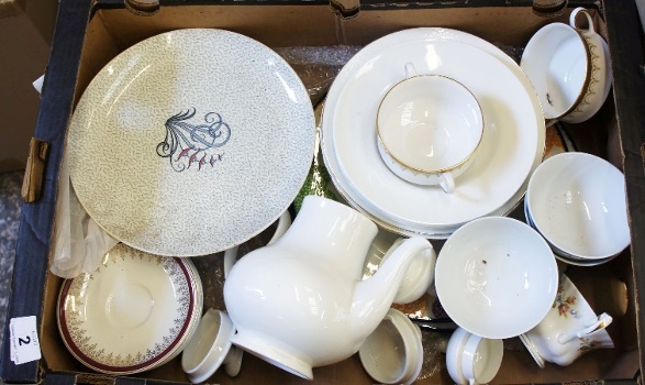 Tray comprising Mixed Items of
