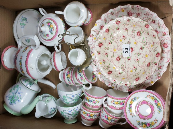 Tray comprising of Shelley part Tea