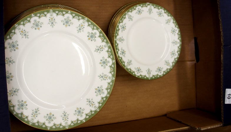 Tray comprising Royal Doulton
