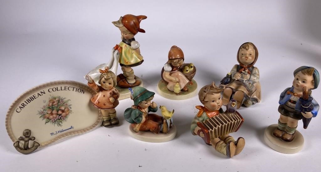 TRAY LOT OF (7) HUMMELSTray lot
