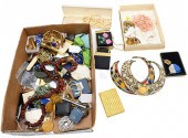 TRAY LOT OF COSTUME JEWELRYTra
