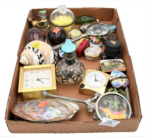 TRAY LOT OF HALCYON DAYS ENAMELED