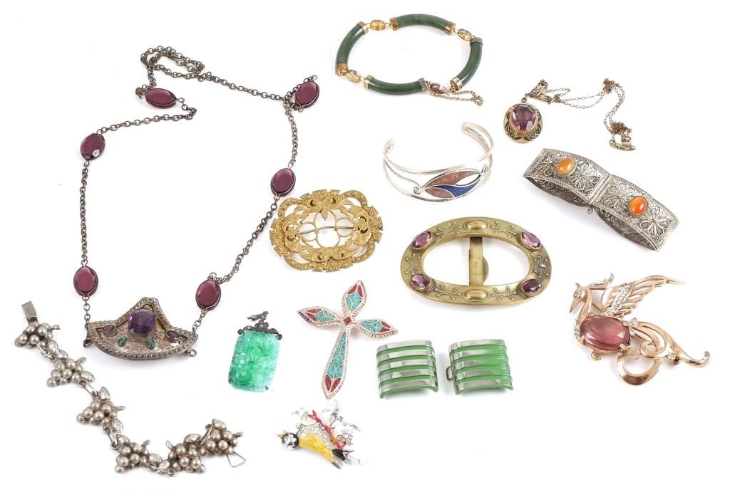 TRAY LOT OF JEWELRY, INCLUDING
