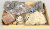 TRAY LOT OF ROCK SPECIMENS TO