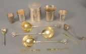 TRAY LOT OF SILVER TO INCLUDE