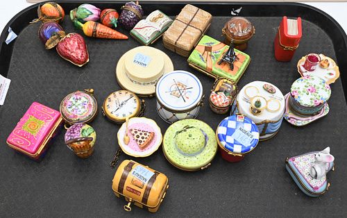 TRAY LOT OF TRINKET BOXESTray Lot