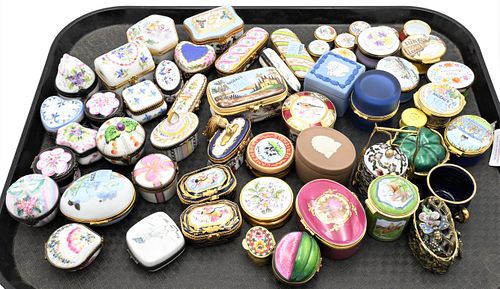 TRAY LOT OF TRINKET BOXESTray Lot