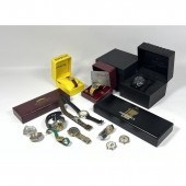 Tray Lot Watches. Mostly late