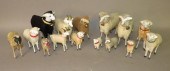 TRAY OF 15 PUTZ SHEEPca. early