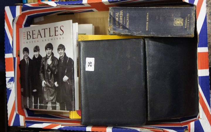Tray of Mixed Books the Beatles