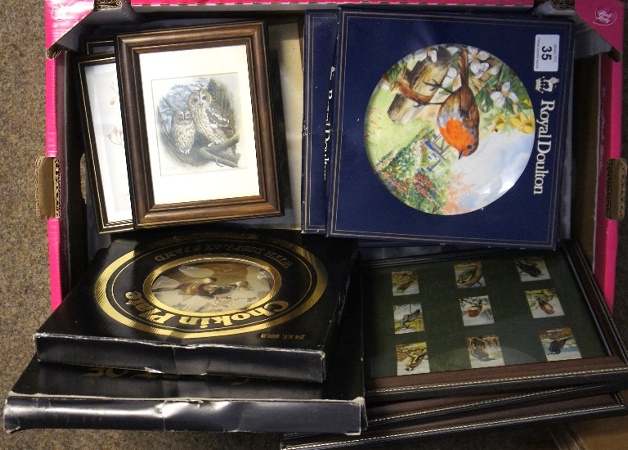 Tray to include 3 framed sets of