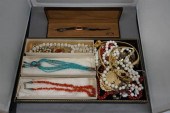 TRAY WITH COSTUME JEWELRYTray