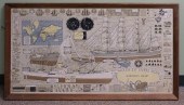 TRE TRYCKARE MARINER'S CHART,