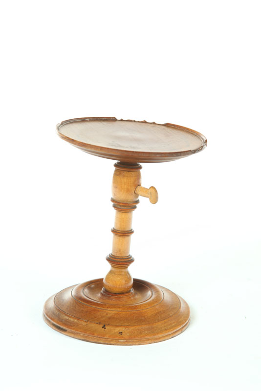 TREEN LIGHTING STAND.  English or