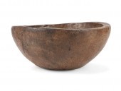 TREENWARE BURL BOWL, LATE 18TH