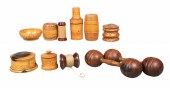 Treenware cannisters, string b