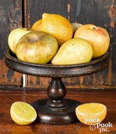 TREENWARE COMPOTE WITH STONE F