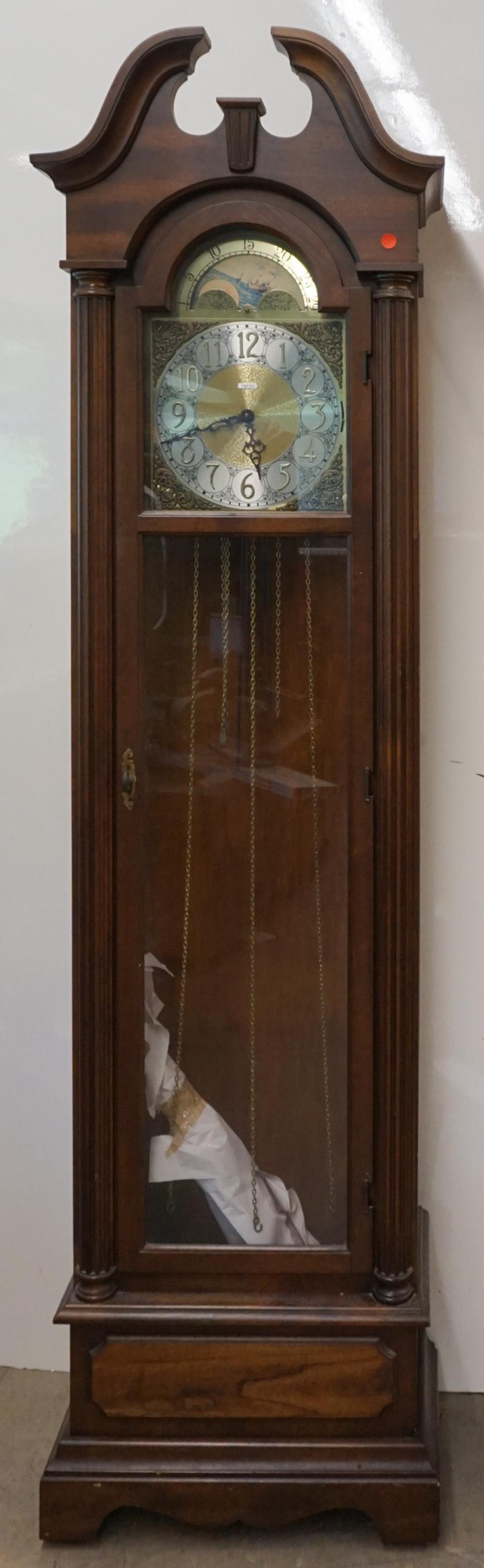 TREND CHERRY TALL CASE CLOCK H: