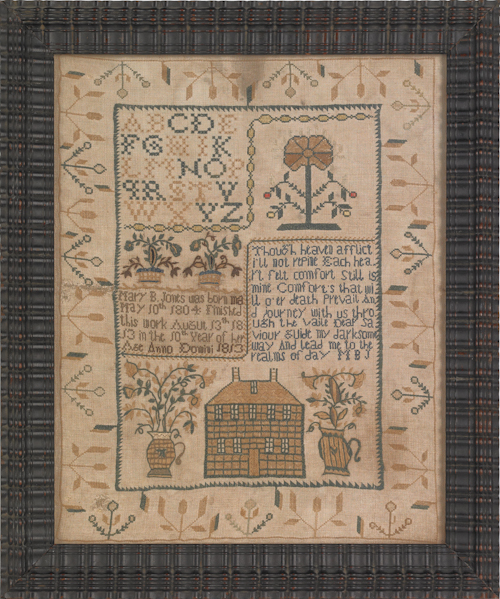 Trenton New Jersey silk on linen