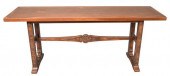 TRESSEL OAK HALL TABLE, HAVING