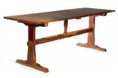 TRESTLE TABLE.  American 19th