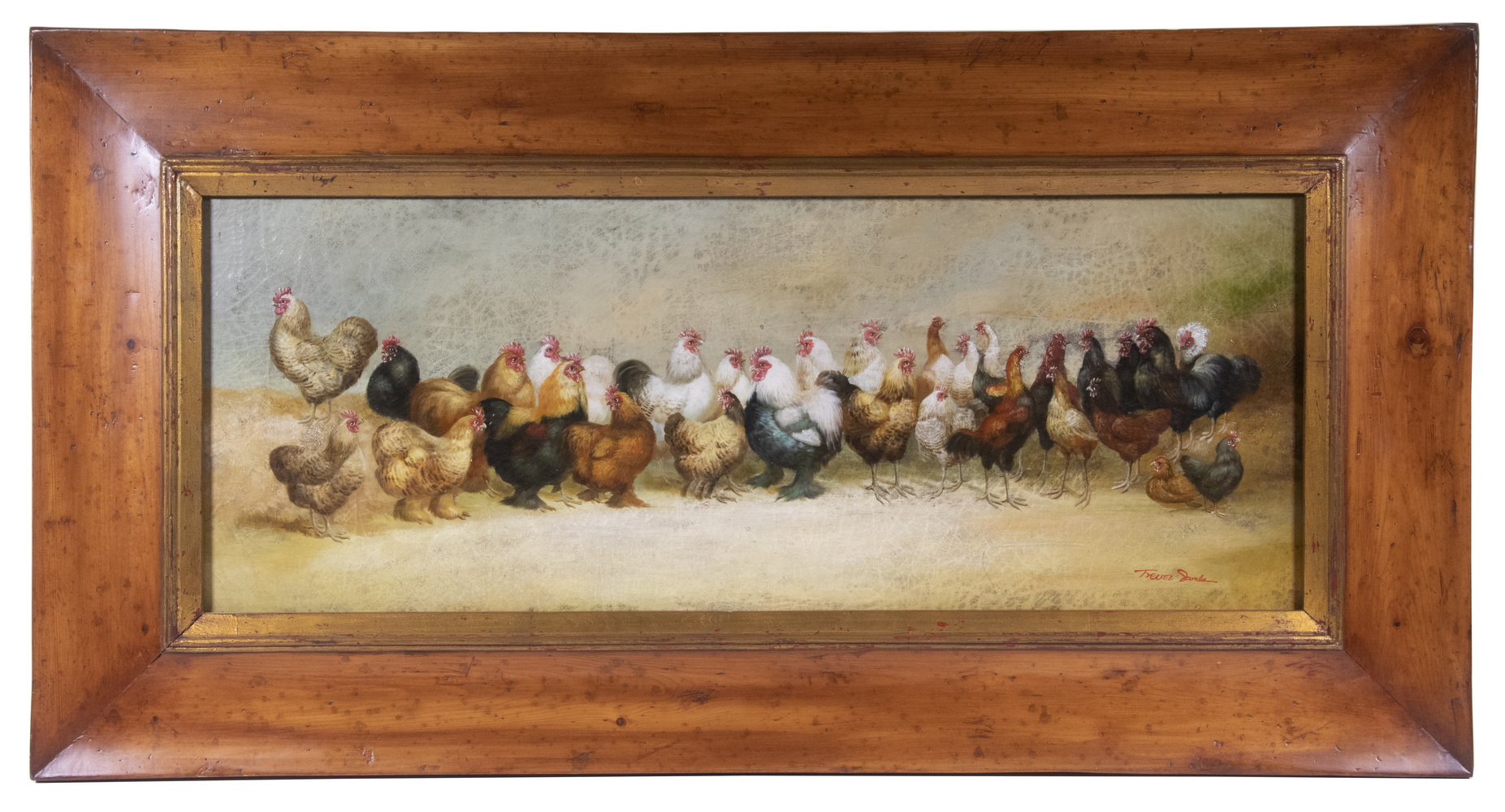 TREVOR JAMES (20TH C.) Flock of