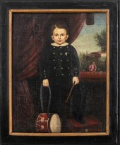 TREVOR JAMES BOY WITH DRUM OIL