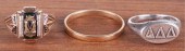 TRI DELTA STERLING SILVER RING