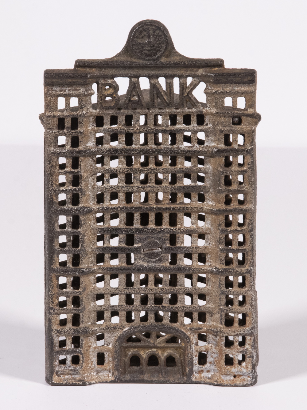 TRIANGULAR BUILDING IRON STILL BANK