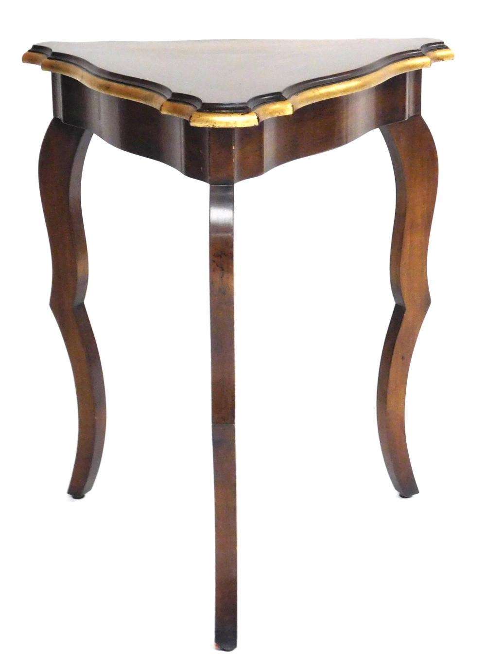 TRIANGULAR SIDE TABLE, MODERN,