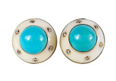 TRIANON 14K GOLD TURQUOISE ENA