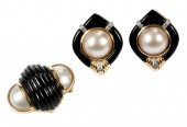 TRIANON 14KT. PENDANT AND 14KT