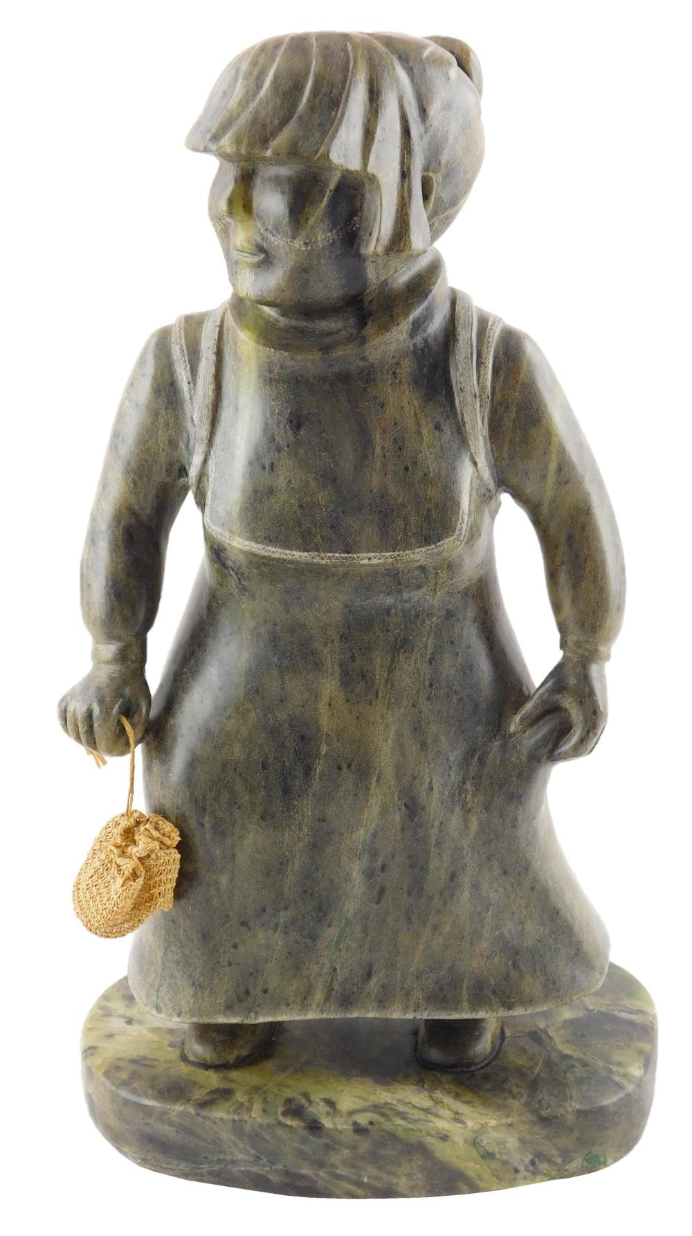 TRIBAL: ALEUTIAN CARVED STONE