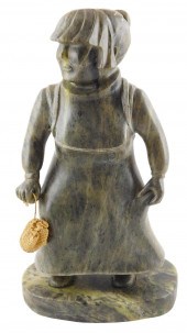 TRIBAL: ALEUTIAN CARVED STONE