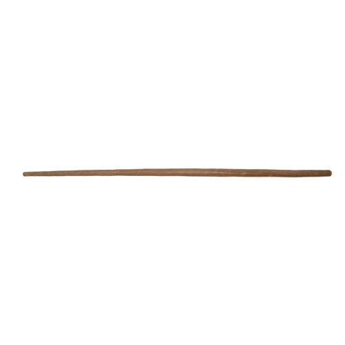 Tribal Art. A tapering hardwood
