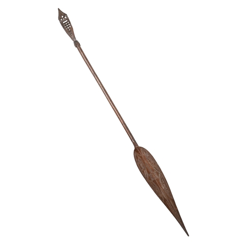 Tribal art. Oceania, a carved