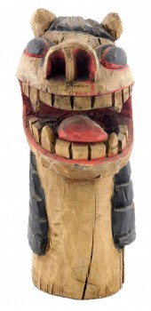 TRIBAL: CARVED WOOD SHIP'S PRO