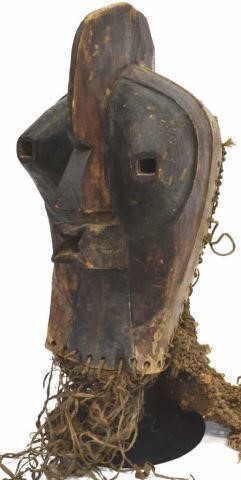 TRIBAL CARVED WOOD TRIBAL FACE
