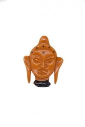 TRIBAL ETHNIC MASK BAKELITE PI