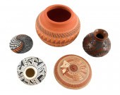 TRIBAL: FIVE SIGNED PIECES OF