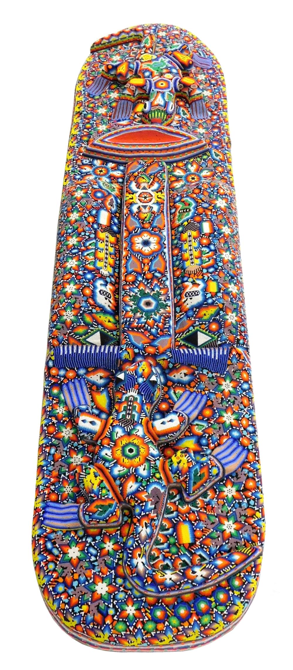 TRIBAL: HUICHOL BEADED LIZARD