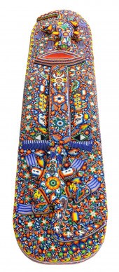 TRIBAL: HUICHOL BEADED LIZARD