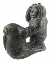 TRIBAL: INUIT CARVED LARGE STO
