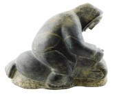 TRIBAL: INUIT CARVED STONE SCU