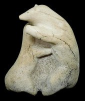 TRIBAL: INUIT CARVED WHALE BON