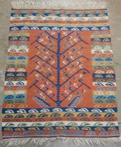 TRIBAL KILIM RUG, 5 FT 5 IN X