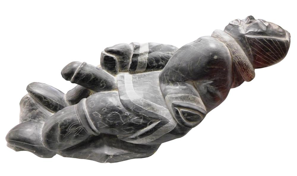TRIBAL: LARGE INUIT STONE CARVING